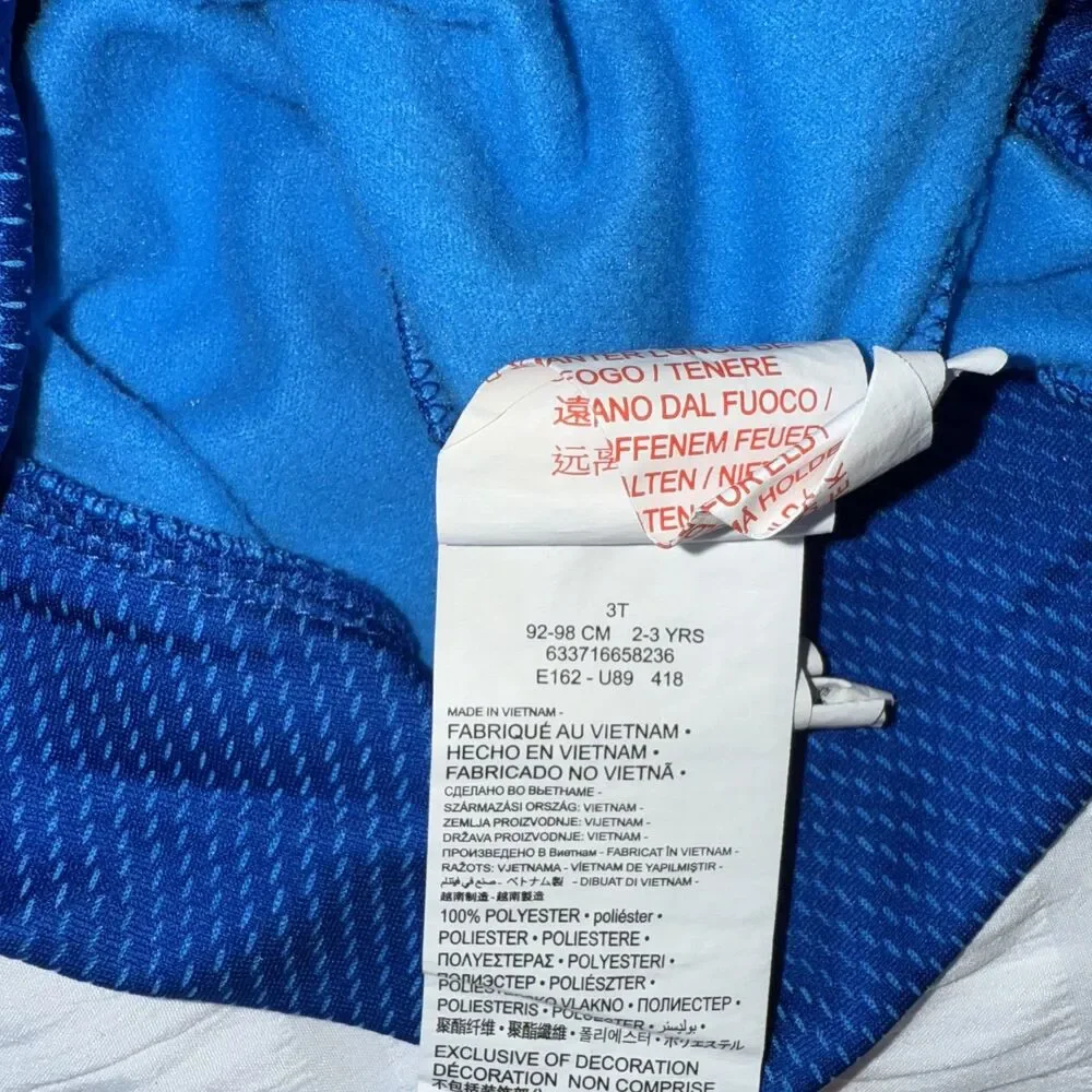 Nike Dri Fit Pullover Hoodie Toddler Boy 3T Blue NEW !